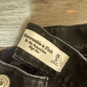 Abercrombie & Fitch Black High Rise Jeans